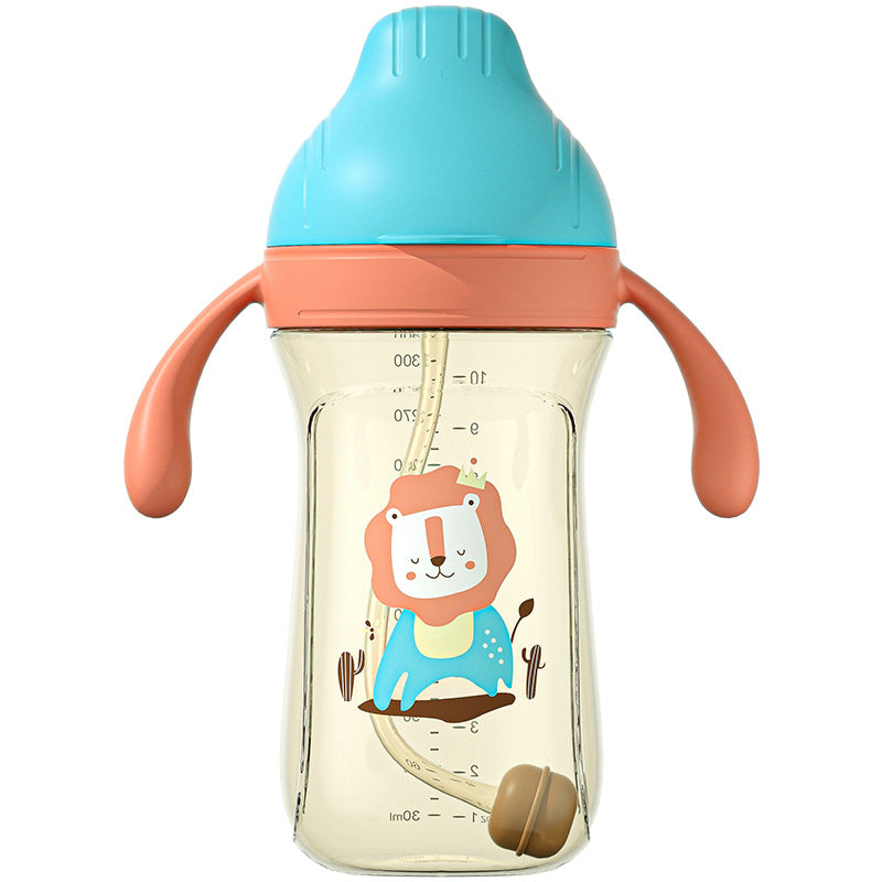 Dual-purpose Baby Bottle | With Anti-flatulence Straw Cup - # BAGE21810009