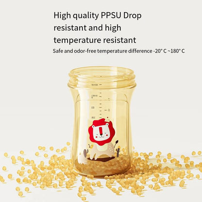 Dual-purpose Baby Bottle | With Anti-flatulence Straw Cup - # BAGE21810009