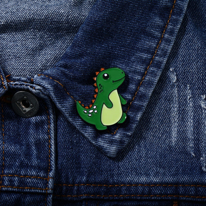 Cartoon Creative Cute Mini Dinosaur Brooch