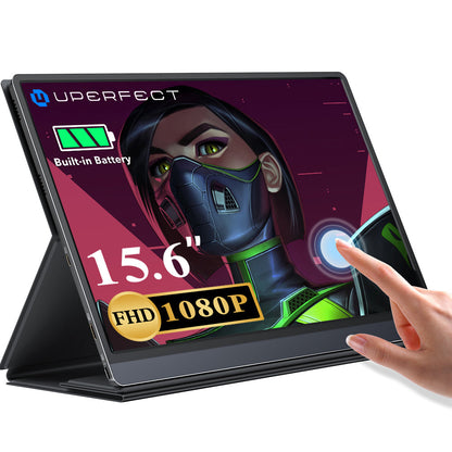 UPERFECT UTouch G16 15.6 Inch 120Hz Portable Gaming Monitor For Steam Deck Built-in 10800mAh Battery External Second Screen