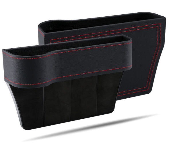 PU Car Organizer Seat Gap Storage Box Car Seat Side Slit for Wallet Phone Coins Cigarette Keys Cards Car Accessories