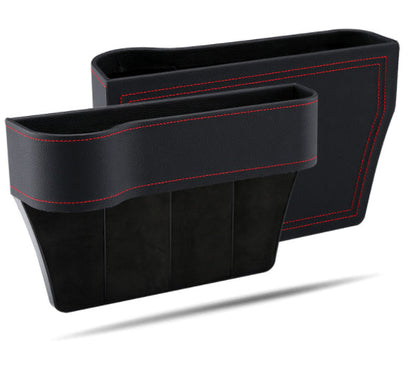 PU Car Organizer Seat Gap Storage Box Car Seat Side Slit for Wallet Phone Coins Cigarette Keys Cards Car Accessories