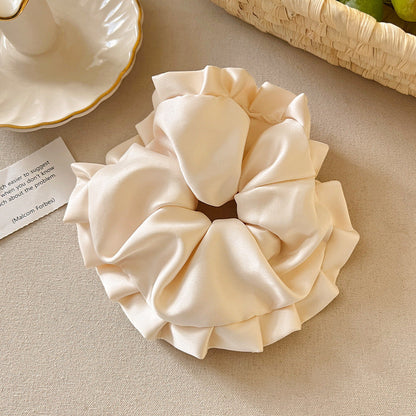 Korean Ballet Style Pleated Oversized Pillow Hair Ring
