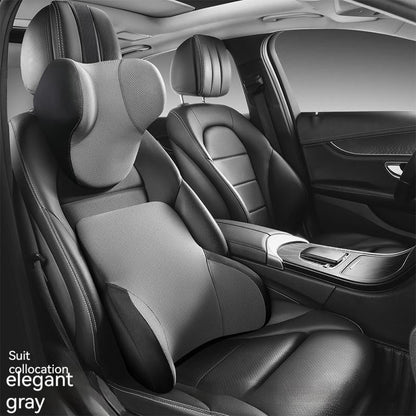 Memory Foam Three-dimensional Hydrophobic Lumbar Support Pillow Oil-proof Light Luxury Comfortable Breathable Car Automotive Headrest