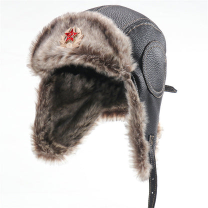 Waterproof Unisex Outdoor Soviet Badge Lei Feng Hat