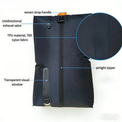 Multi Purpose Luggage Bag TPU Vacuum Compression Bag Camping Waterproof And Moisture-proof Clothing Storage Bag Airtight Bag