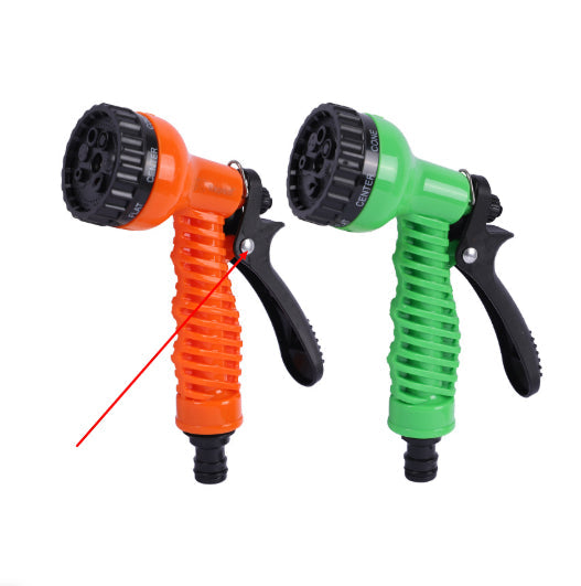 Latex Natural Telescopic Water Hose High Pressure Car Wash Water Gun Watering Flower Watering Vegetable Hose Summer
