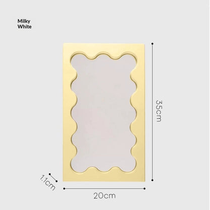 New Square Wave Pattern Vanity Mirror Wall Mirror Entryway Mirror