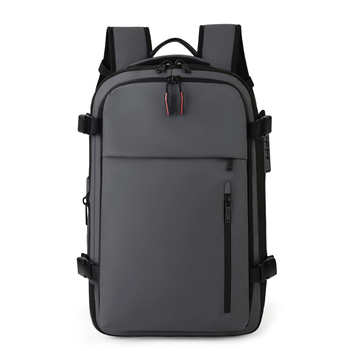 Vacuum-sealed Backpack Cross-border Trade Large Capacity Compression Design Short-trip Travel Bag With USB Charging Port