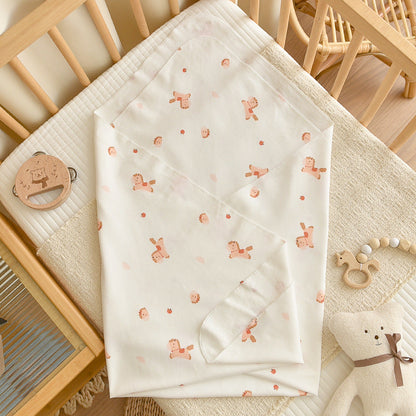Cotton Baby Swaddle To Prevent The Startle Reflex