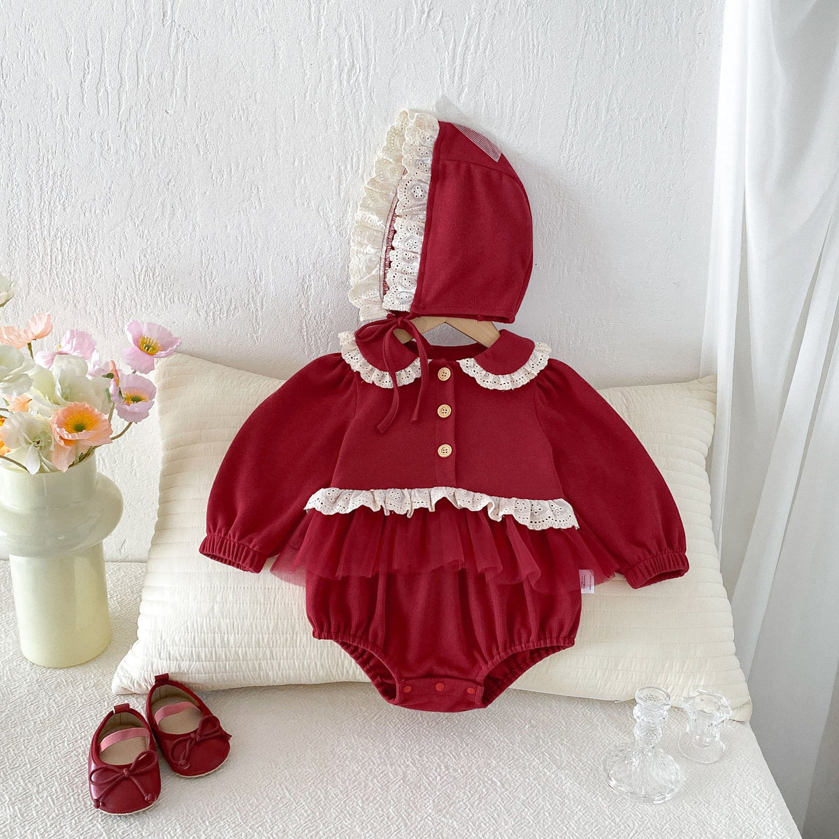 Spring And Autumn Long-Sleeved Baby Onesie