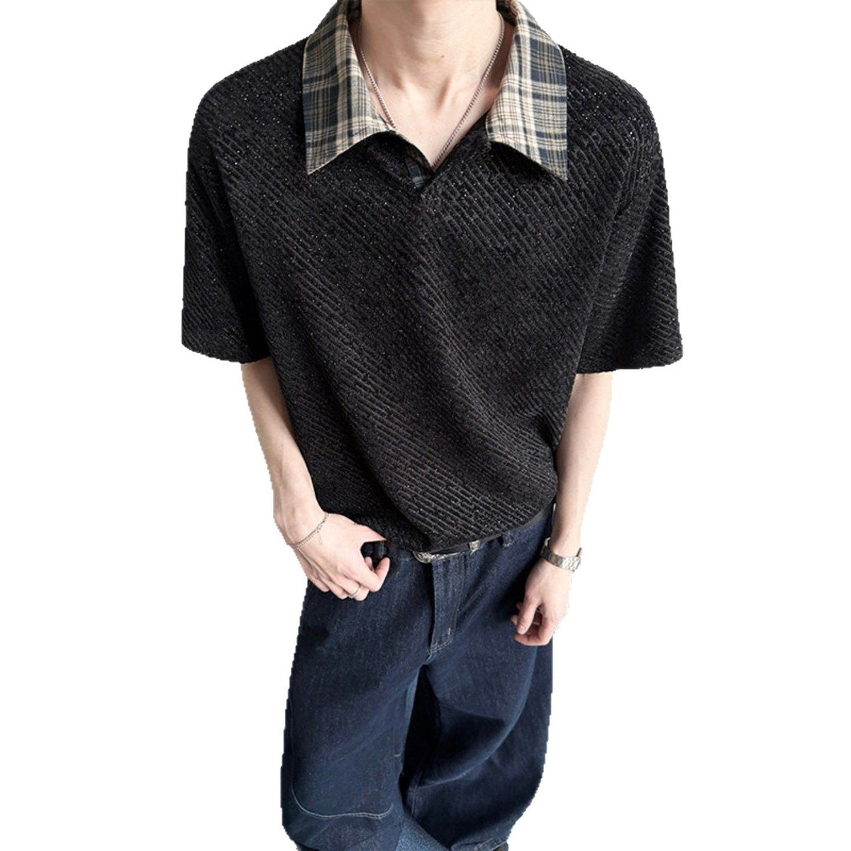 Stylish Loose-fit Casual Breathable Half-sleeve T-shirt