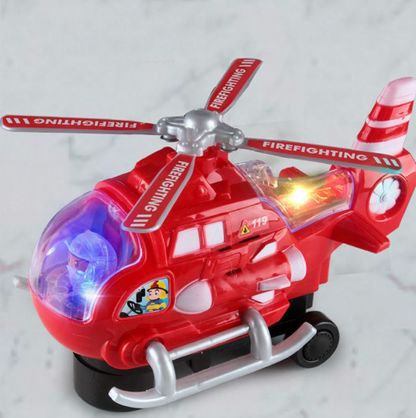 Electric Universal Police Helicopter Toy | With Light & Music - # BAGE81110026-TEENADLT