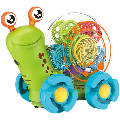 Electric Universal Snail Toy Car | With Music & Light Features - # BAGE81110025