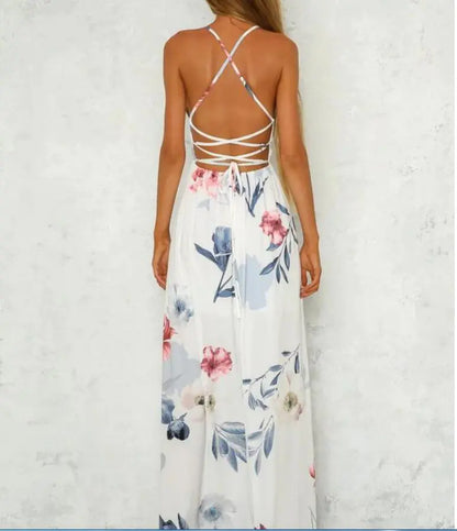 European And American Long Skirts, Printed Big Dresses, Foreign Trade Women'S Clothing - # GIAA231710005