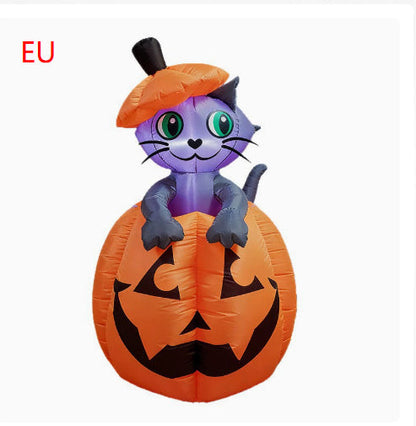 Halloween Inflatable Cartoon Cat Decoration