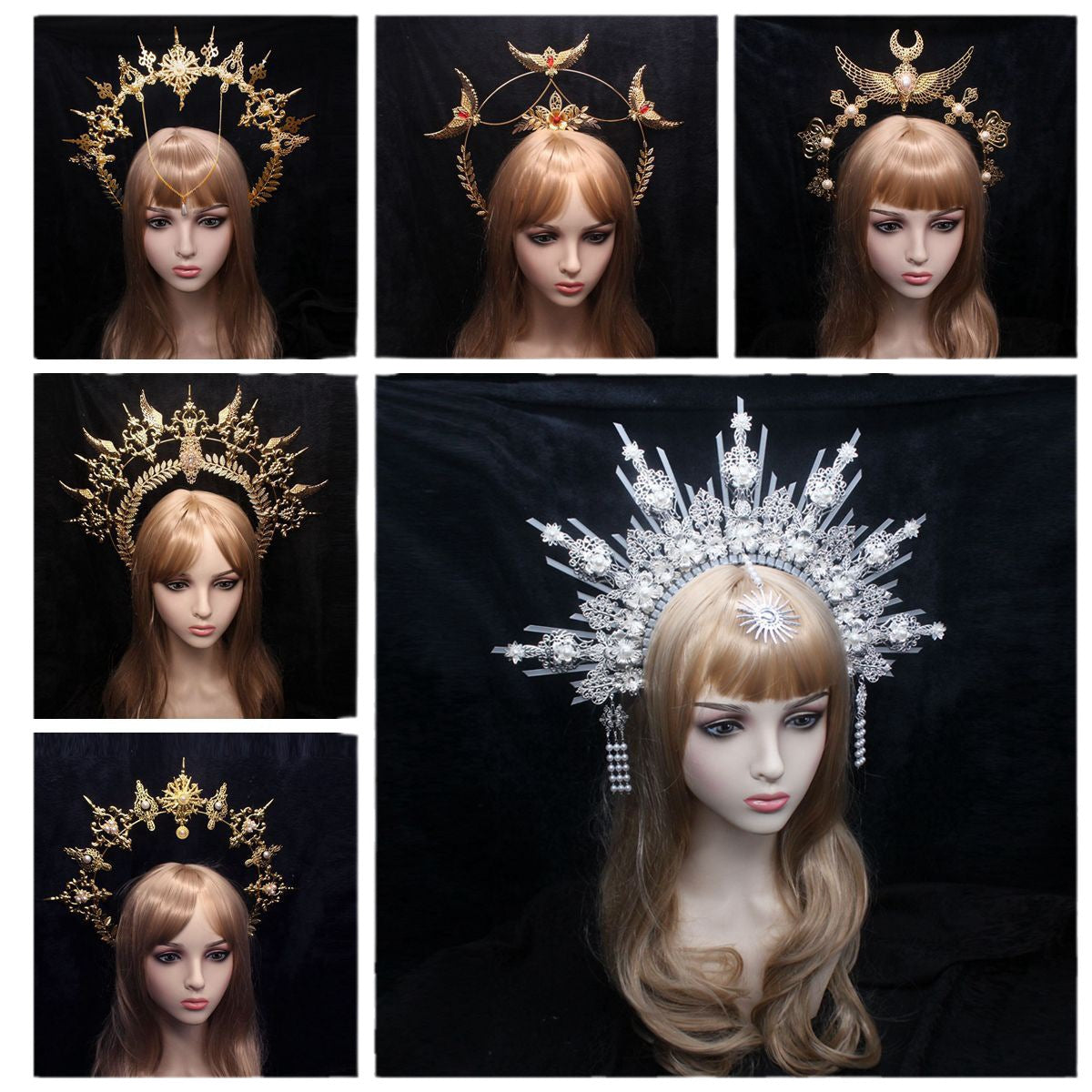 Handmade Sun Crown Accessory Kit Lolita Crown Supplies