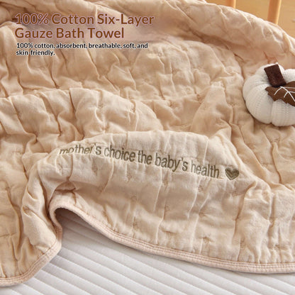 Six-layer Gauze Bath Towelbreathable And Highly Absorbent