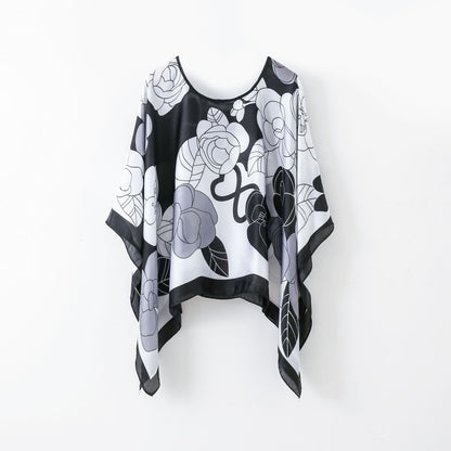 Pullover Shawl Outerwear Cover-up Multifunctional Scarf