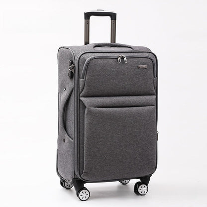 Waterproof Cross-border Black Oxford Cloth Suitcase, Durable 30 Inch Large Capacity, 20 Inch Boarding Case, Luggage Compartment