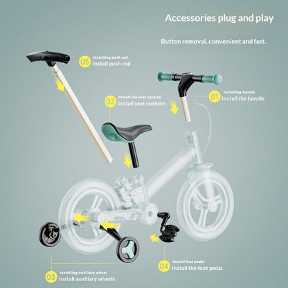 2-in-1 Multifunctional Foldable Bicycle