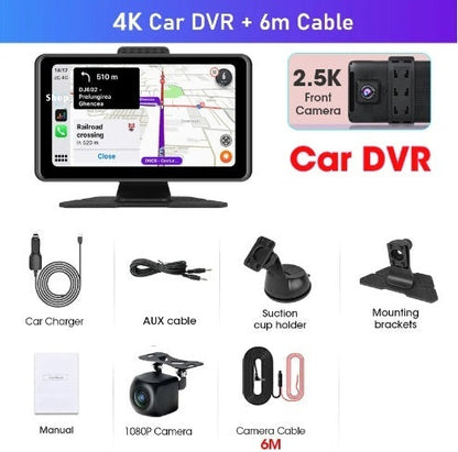 7-inch Portable Touch Monitor Wireless Car GPS Navigation