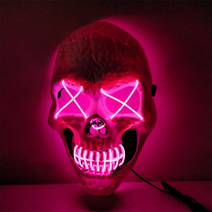 Halloween Skull Glowing Mask Bar Night Horror