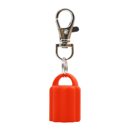 Silicone Universal Lip Gloss Keychain Silicone Cap Lipstick Cover