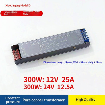 LED Strip Light Transformer Switching Power Supply 220V To DC 12V24V Low-voltage Power Supply For Advertising Light Boxes