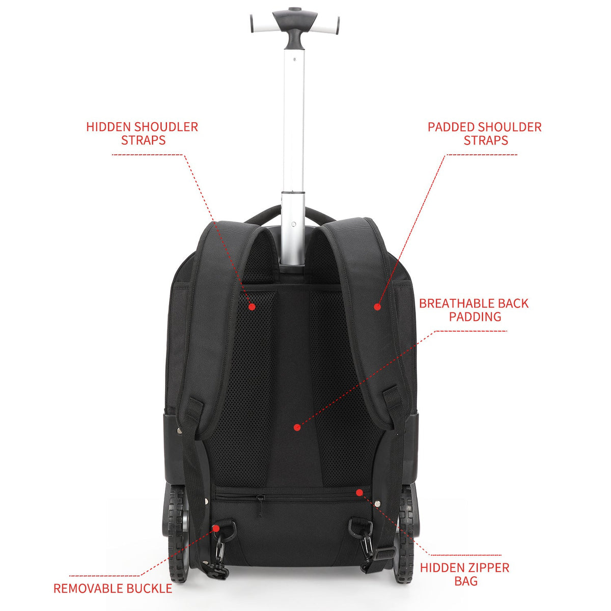 Large-capacity 18-inch Load-reducing Trolley Bag