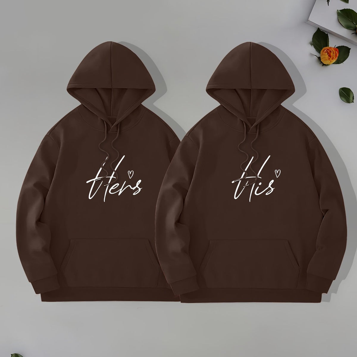 Stylish Casual Loose-fitting Unisex Hoodie For Couples