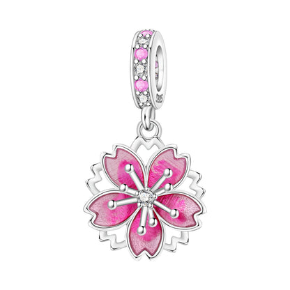 Lily Of The Valley Iris And Spinning Flower DIY Bracelet Pendant Accessories
