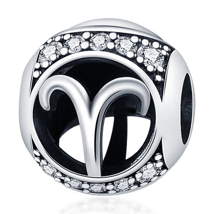 12 Zodiac Sign Bead Accessories For DIY Bracelets