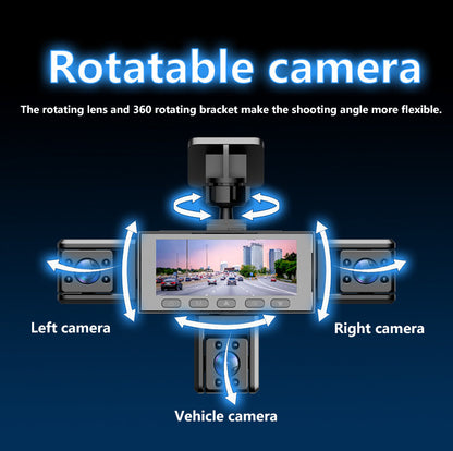 Five Camera Driving Recorder, 1080P High-definition Night Vision, Mobile App For Viewing Videos