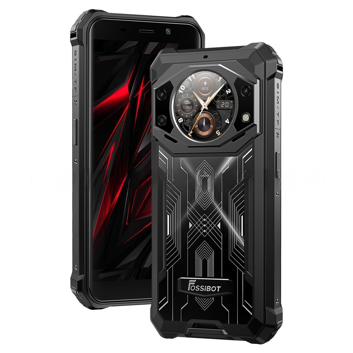 Fossibot F101 Pro Outdoor Waterproof 5.45-inch Small Screen Three Proof Smartphone Android Wireless
