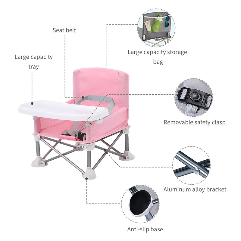 Foldable Baby Dining Chair for Everyday Family Use - # BAGEG11710003