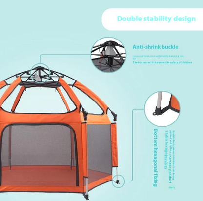 Foldable Baby Playpen - # BAGEG11810003