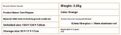 Foldable Baby Playpen - # BAGEG11810003