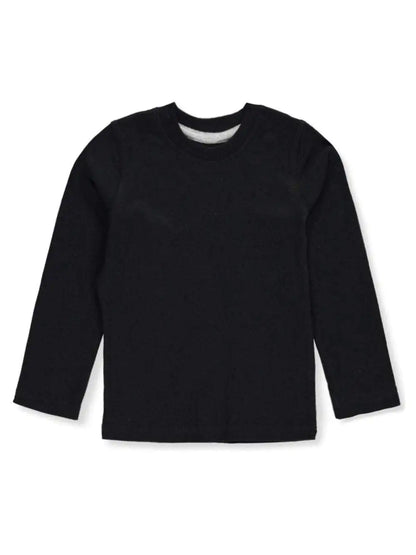 French Toast Boys Long Sleeve Crewneck Tee T-Shirt 4-5 Red - # BOAA11510008