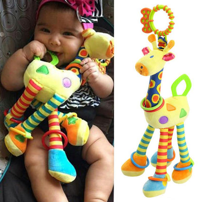 Giraffe Bed Bell Rattle and Car Hanging Toy - # BAGE81110015