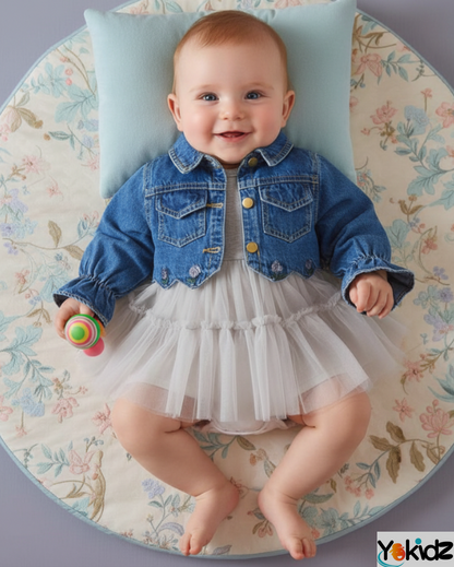 Girls' Denim Jacket and Dress | Two-Piece Set | 06 Months-4 Years - # BAAA51210044 & BOAA11310019