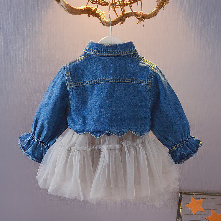 Girls' Denim Jacket and Dress | Two-Piece Set | 06 Months-4 Years - # BAAA51210044 & BOAA11310019