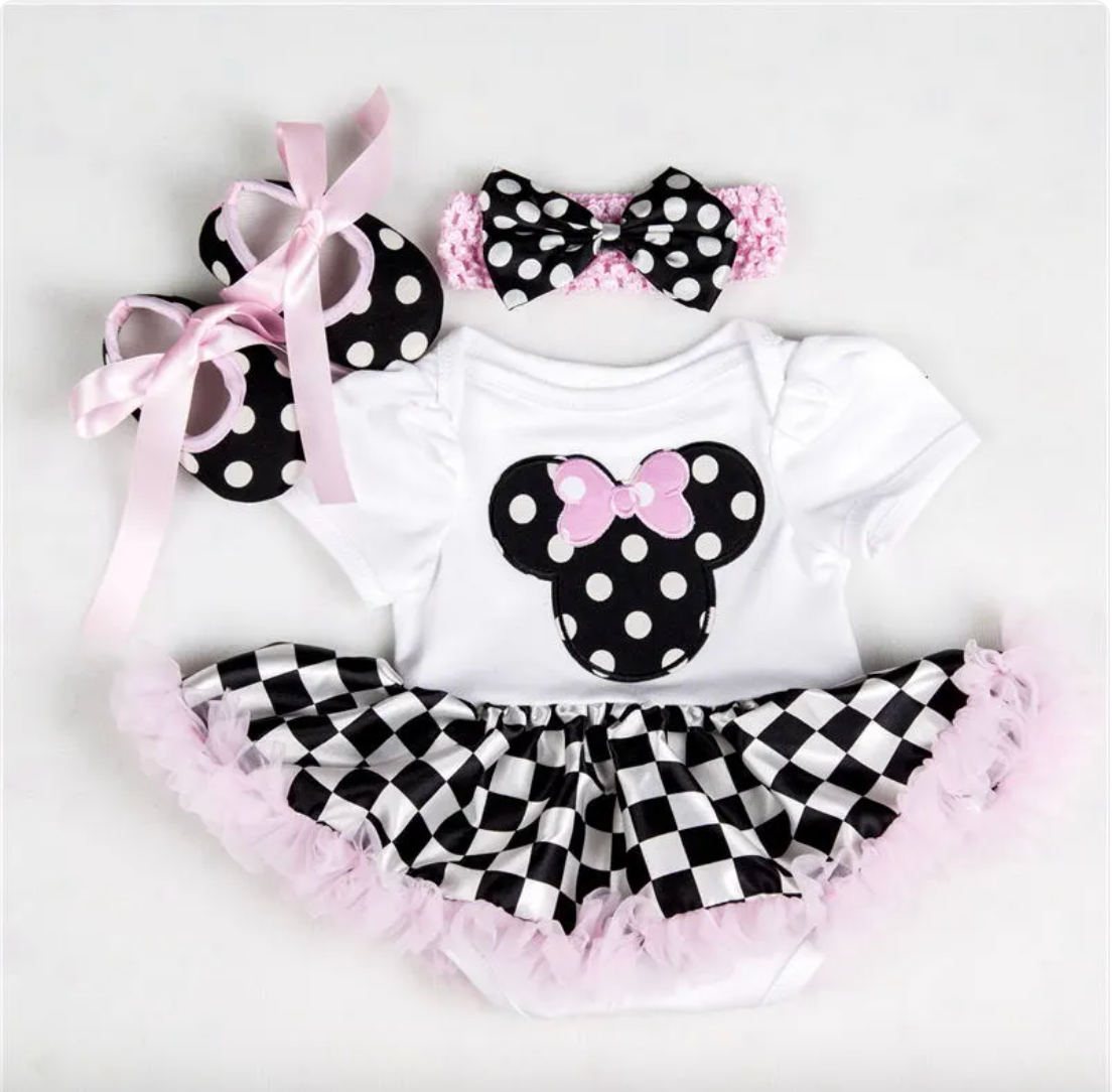 Ha Yi Three-Piece Dress Set - # BAAA51110011