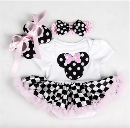 Ha Yi Three-Piece Dress Set - # BAAA51110011