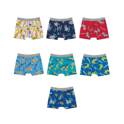 Hanes boys And Toddler Underwear, Comfort Flex and Comfortsoft Boxer Briefs, Multiple Packs Available pack of 10 2T-X-Large Days of Week Assorted - 7 Pack - # BOAA11410005