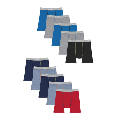 Hanes boys And Toddler Underwear, Comfort Flex and Comfortsoft Boxer Briefs, Multiple Packs Available pack of 10 2T-X-Large Days of Week Assorted - 7 Pack - # BOAA11410005