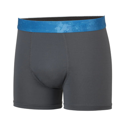 Hanes Boys' Big Performance Tween Boxer Brief Pack, X-Temp Mesh Stretch Underwear, Black, 6-Pack Large Black/Grey - 6 Pack - # BOAA11410003