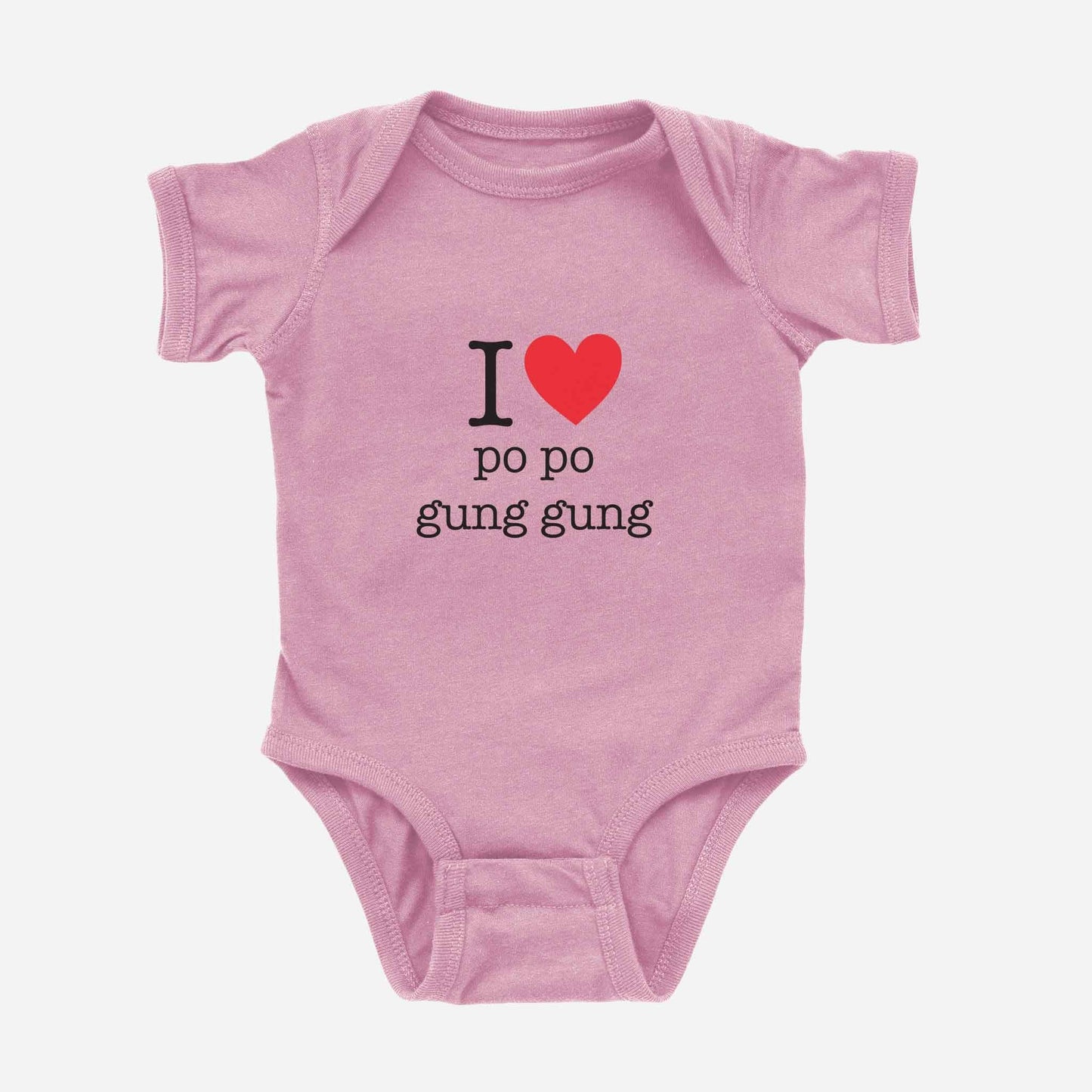 I ♡ Grandma & Grandpa Cantonese Onesie (Maternal)
