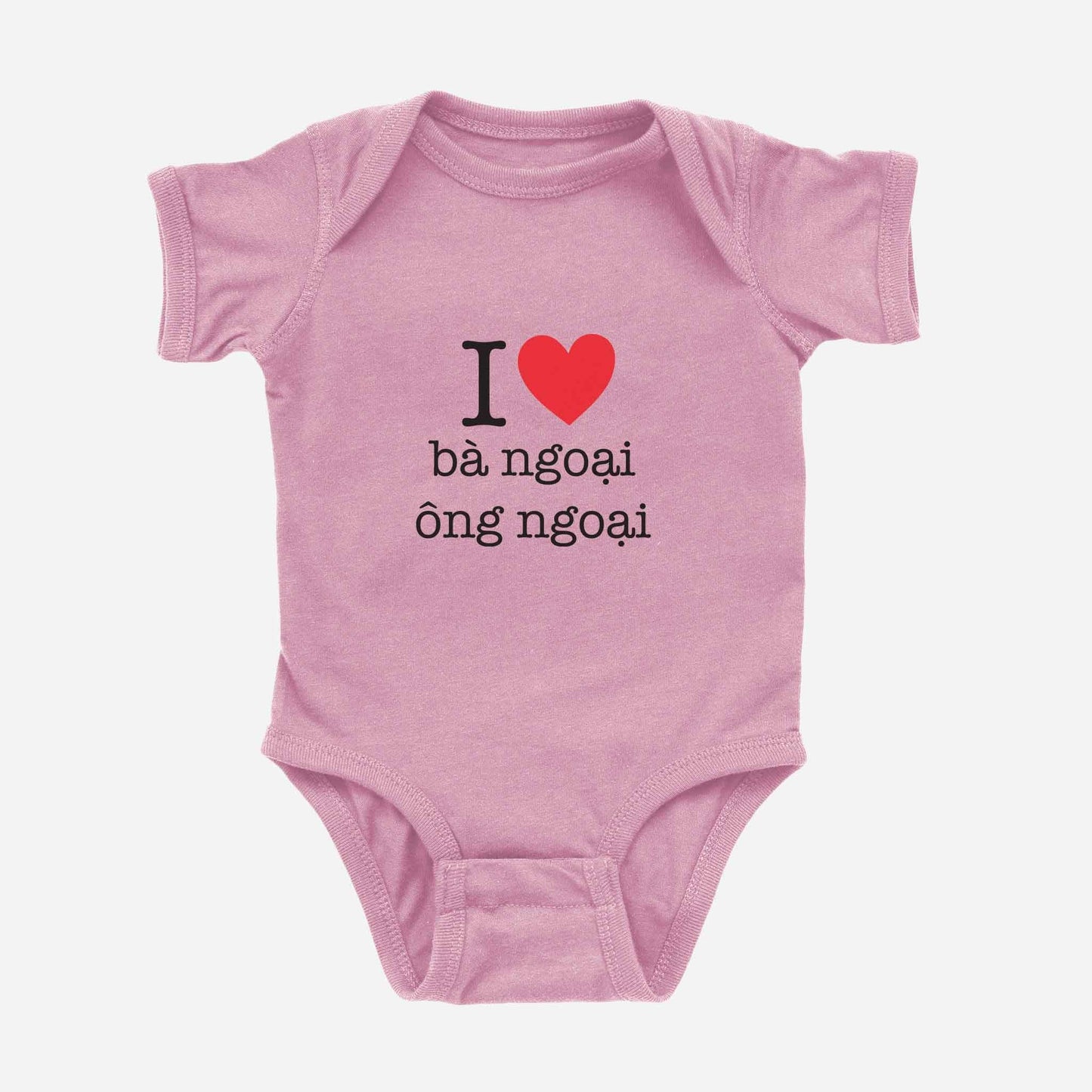 I ♡ Grandma & Grandpa Vietnamese Onesie (Maternal)