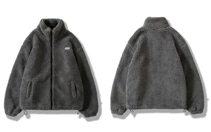 Hip Hop Winter Fleece Fluffy Jacket - # BOAA13210002